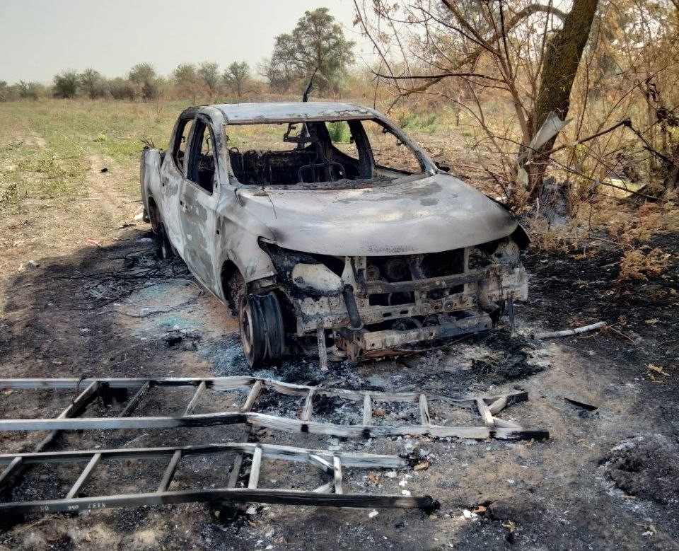 Авто енегретиків потрапило під обстріл на Дніпропетровщині