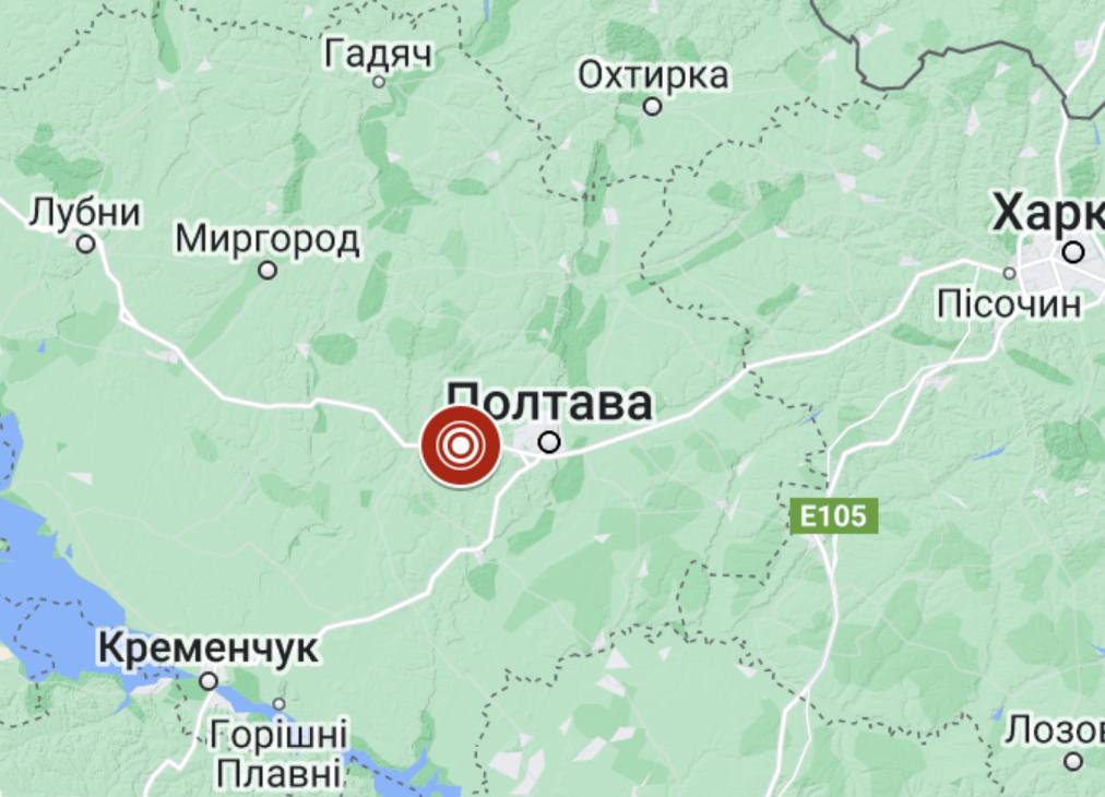 Під Полтавою знову стався землетрус