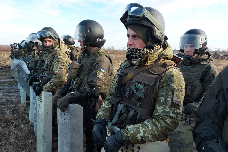 На українсько-білоруському кордоні відпрацювали захист від прориву мігрантів