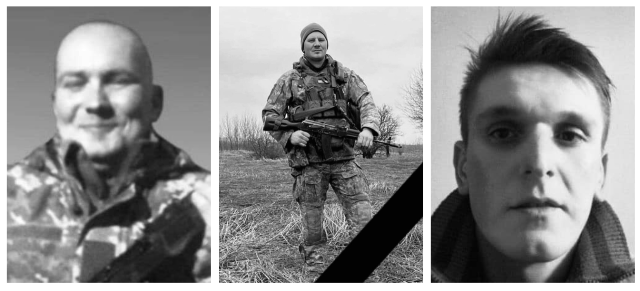 Загинули на Донеччині та Запоріжжі. Львівщина прощається із трьома захисниками