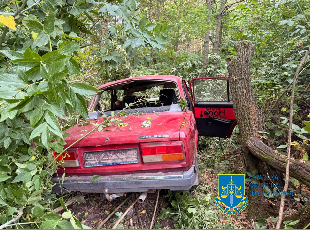 Війська РФ атакували дроном авто на Сумщині: є загиблий та поранені (фото)
