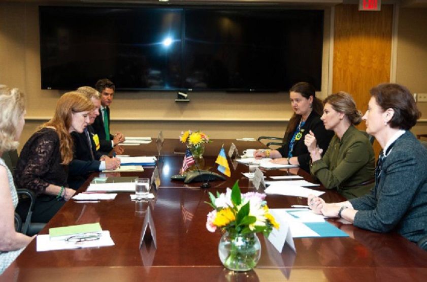 Олена Зеленська перебуває з візитом у Вашингтоні