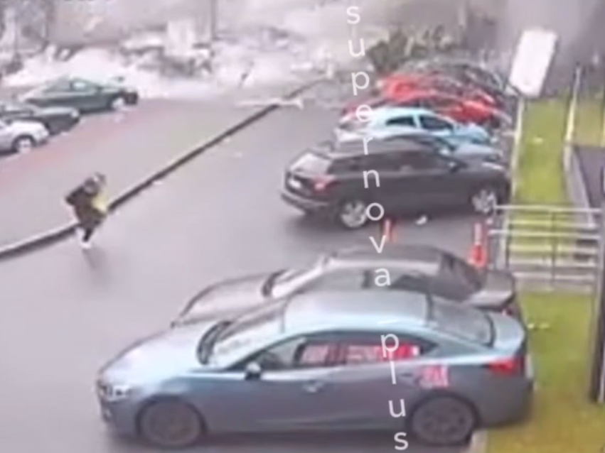 З'явилося відео моменту удару балістикою по Запоріжжю