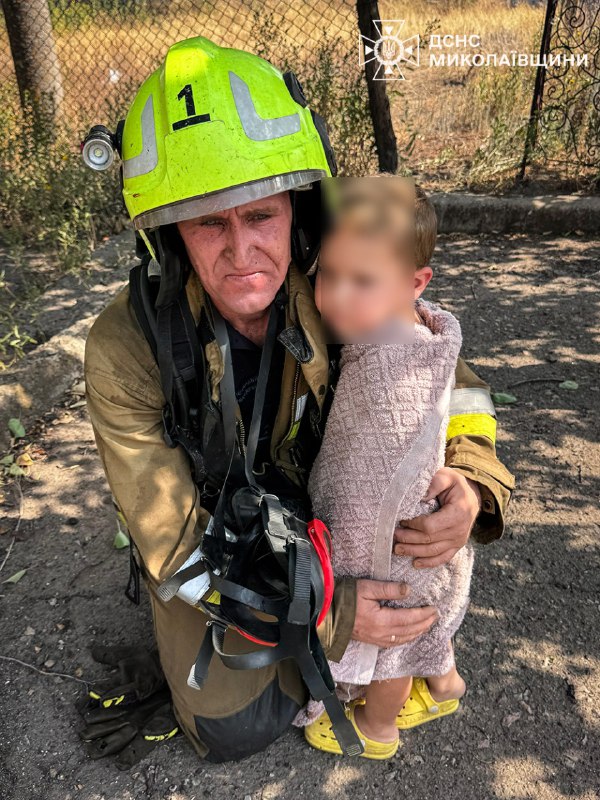 П'ятирічний хлопчик ледь не згорів у пожежі на Миколаївщині